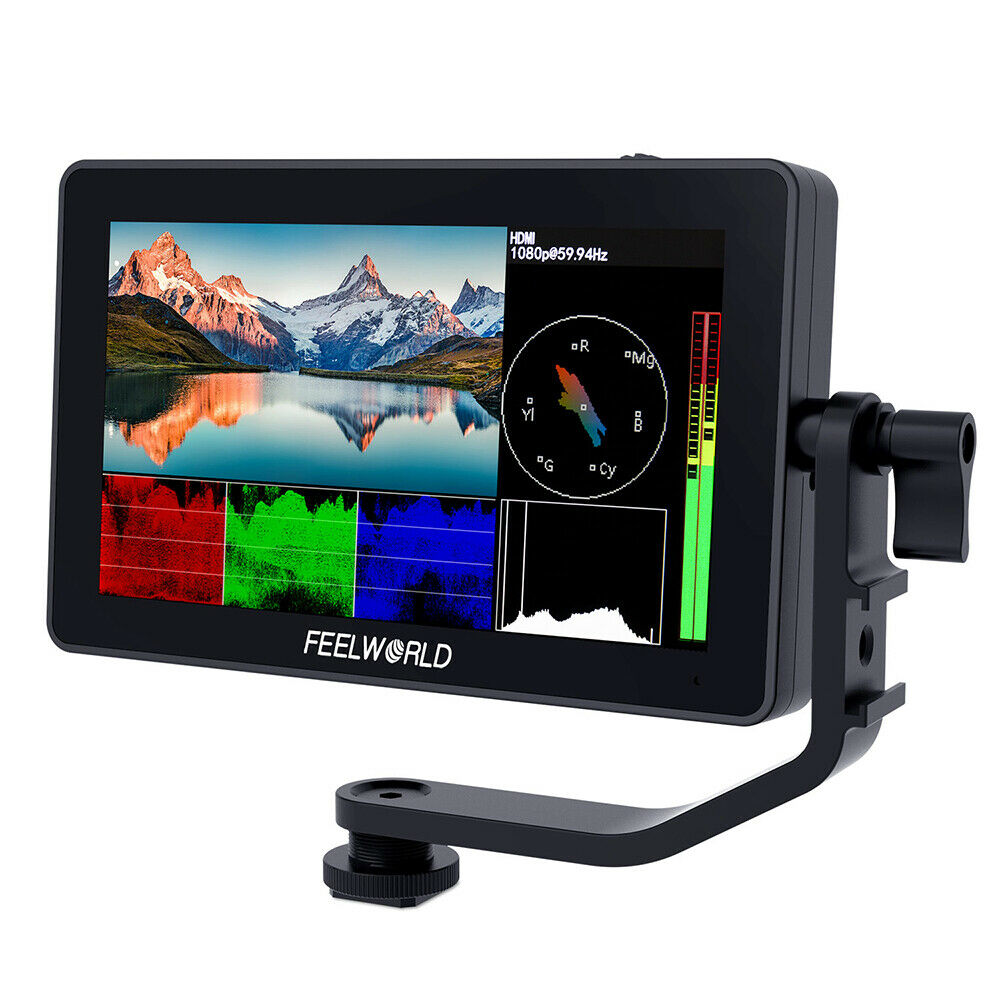 Feelworld F6 Plus 5.5 Inch Dslr Camera Field Monitor Hdr 3d Lut Touch Lcd Screen
