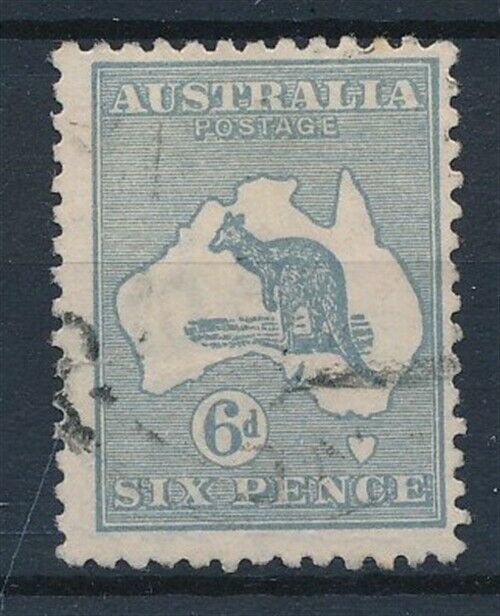 [57398] Australia Kangaroos Good Used Very Fine Stamp (crown A)