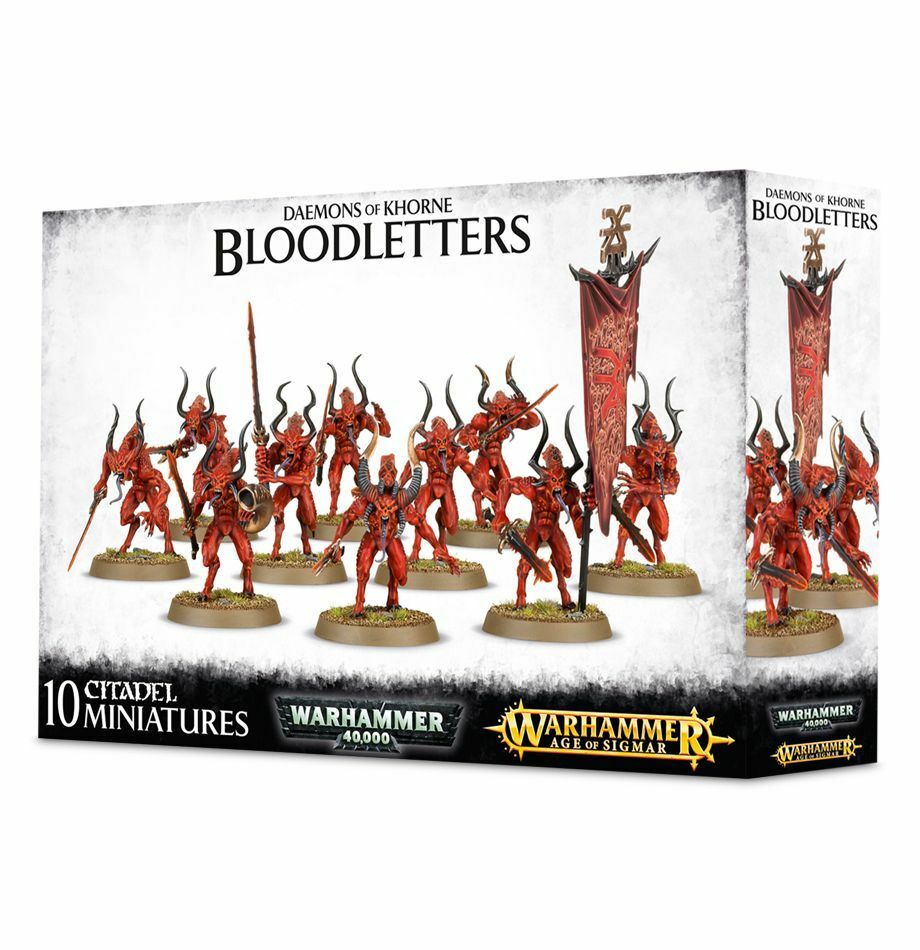 Bloodletters Daemons Of Khorne Chaos Warhammer Age Of Sigmar Nib Flipside