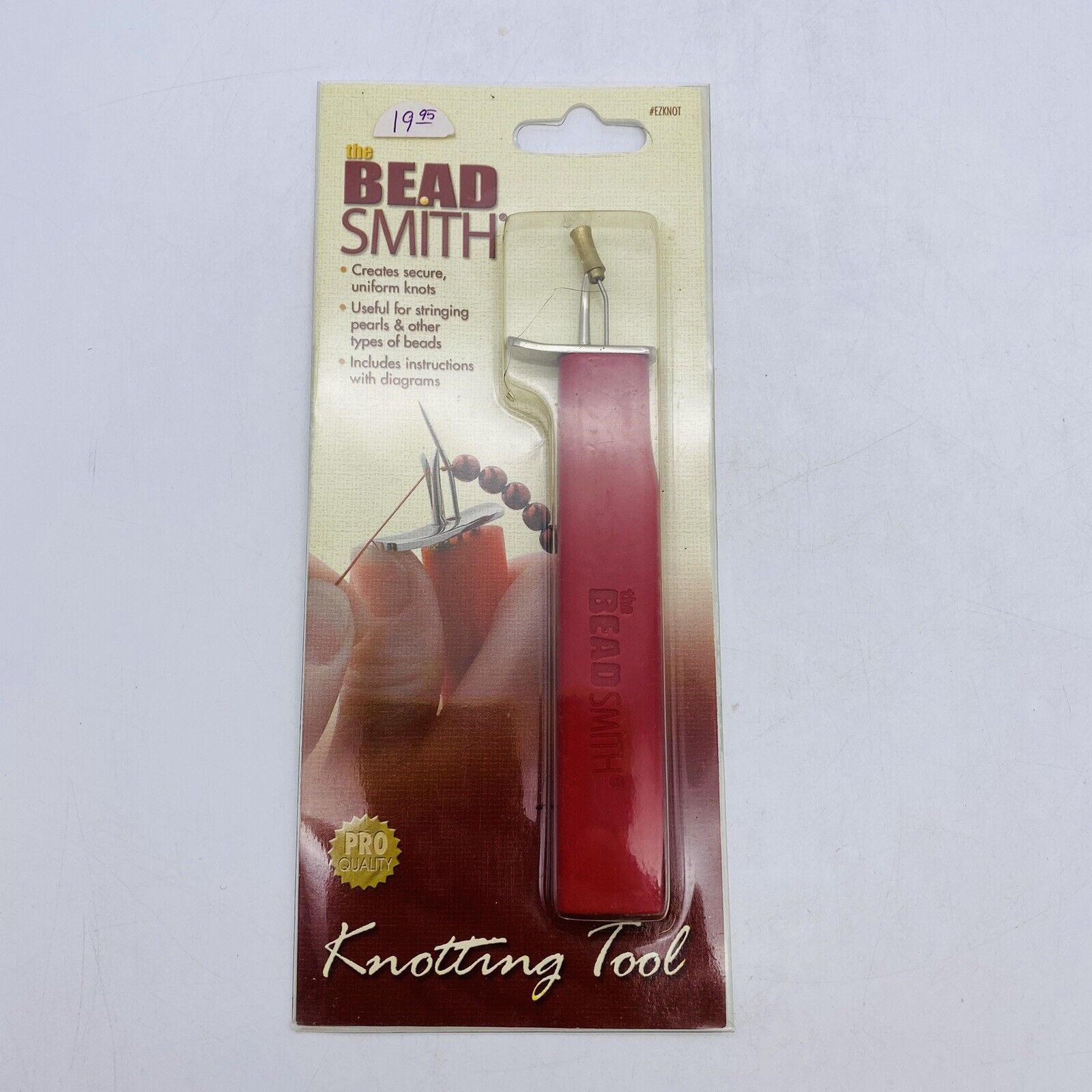 1 Bead Smith Knotting Tool To Knot Pearls & Beads Professionally & Quickly