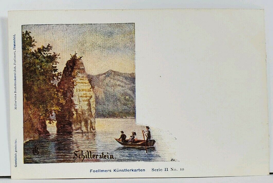 Switzerland Schillerstein C1900 Litho Postcard I4