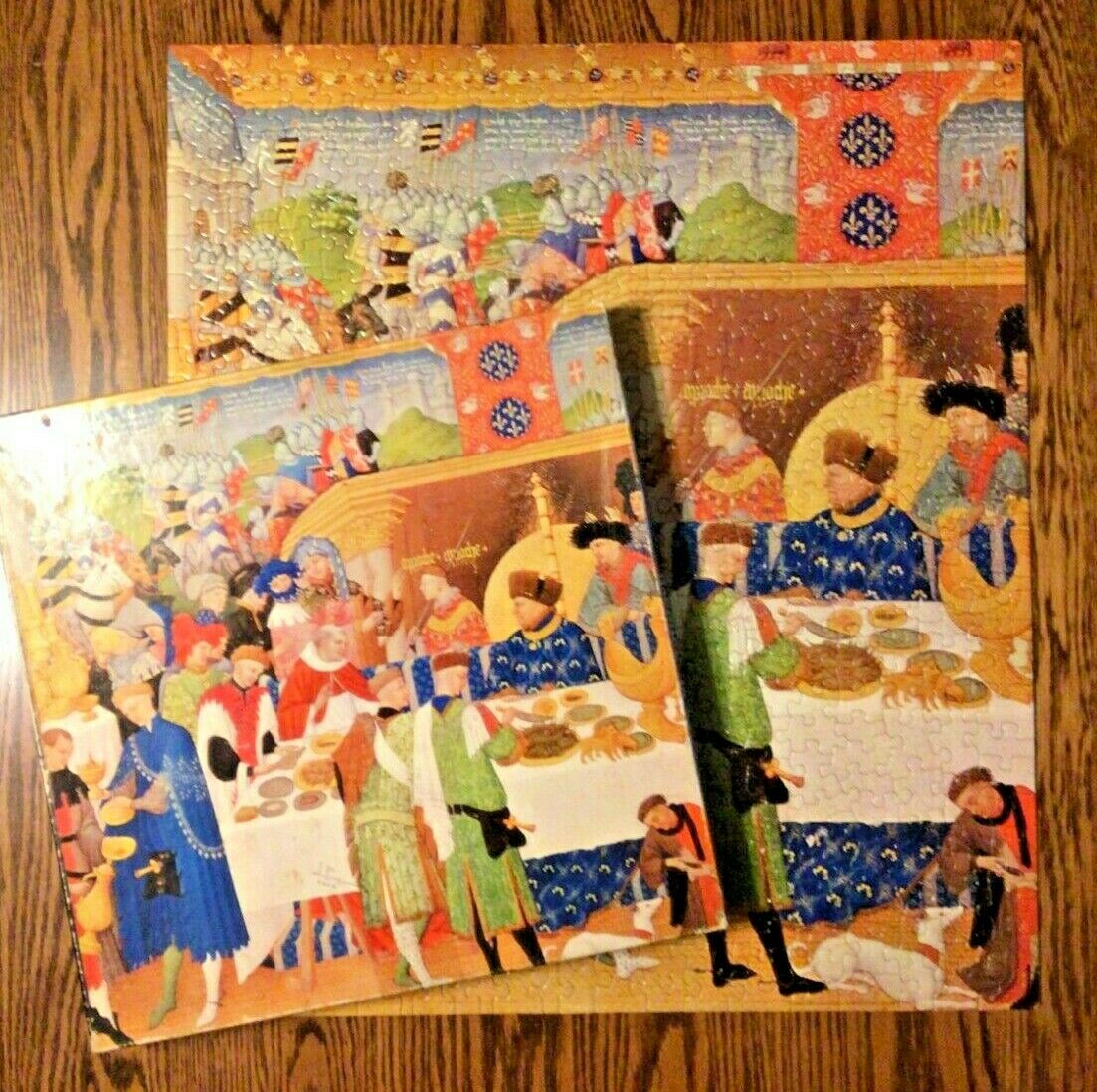Rare Vtg 1969 The Month Of January New Year Banquet Springbok Jigsaw Puzzle