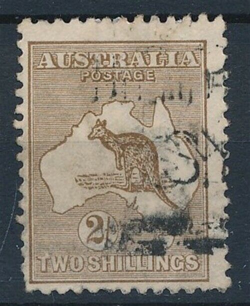 [57400] Australia Kangaroos Good Used Very Fine Stamp (crown A)