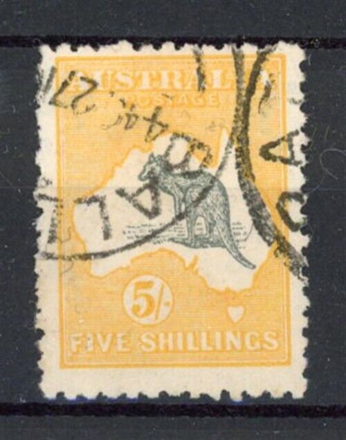 [57.813] Australia 1915-20 Kangaroos Good Used Vf Stamp (cr. A Wtmk)