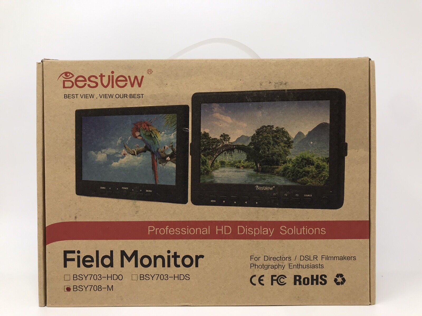 Bestview Bsy708-m 7" Digital Field Lcd Camera Video Monitor High-definition