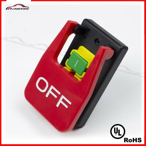 Emergency Shutoff Stop On/off Paddle Switch 220 Volt 16a Table Saw Craftsman Ul