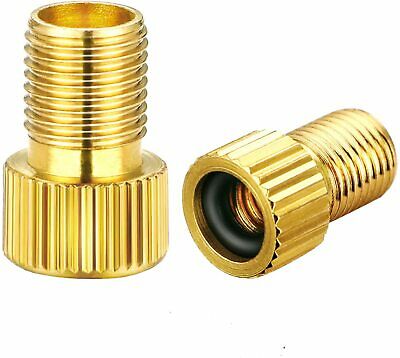 Presta Valve Adapter For Bicycle Tire Air Pumps (set Of 2) | Compatible With
