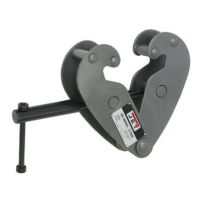 Jet 202750 Steel Frame 5 Ton Up To 12 Inch Wide Beam Clamp, Black (used)