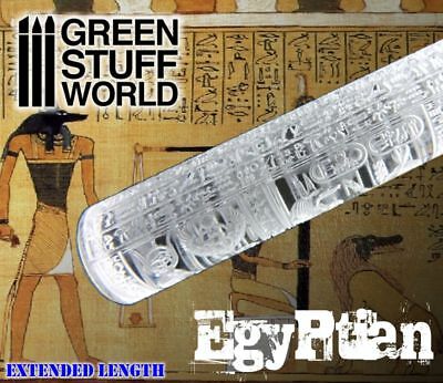 Rolling Pin - Egyptian Texture - Roller With Hieroglyphs - Egypt Khemri Bases.