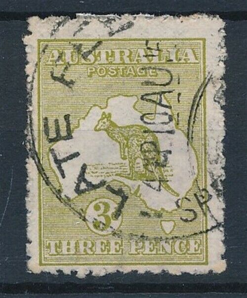 [57390] Australia Kangaroos Good Used Very Fine Stamp (large Crown A)