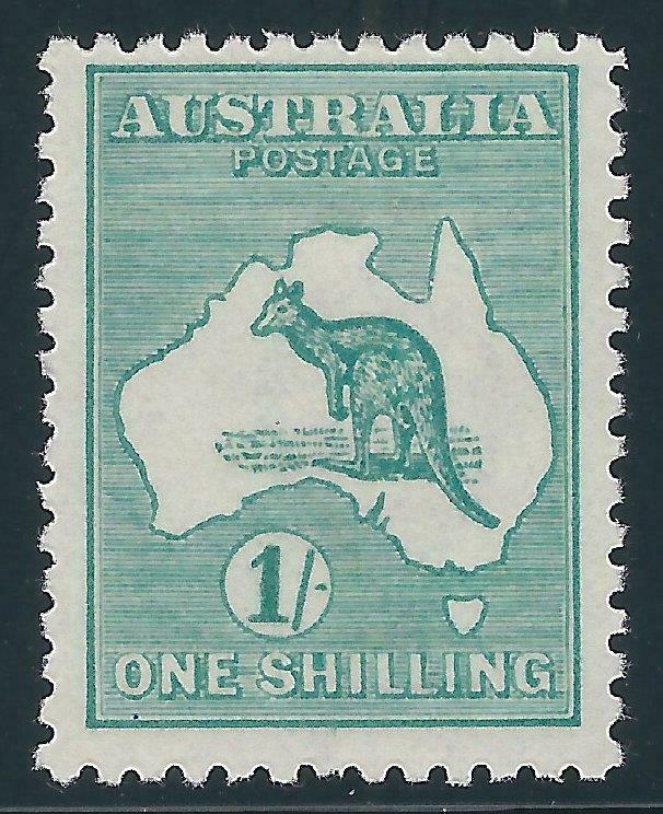 Australia # 51 Mint - 1915-24 1sh 3rd Watermark 1/- Wmk. 10 - $55