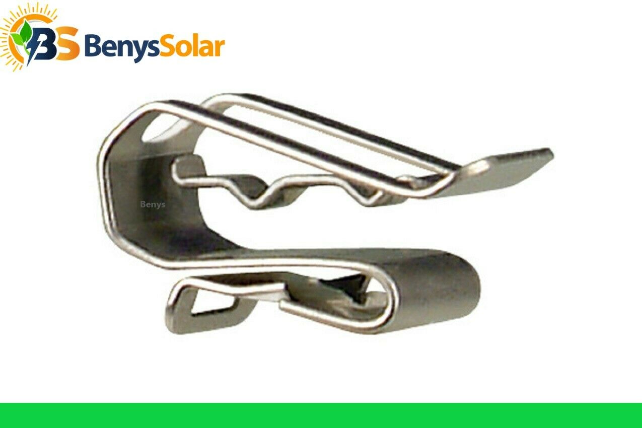 100 Pcs Pv Wire Clip Stainless Ss Solar Cable Management