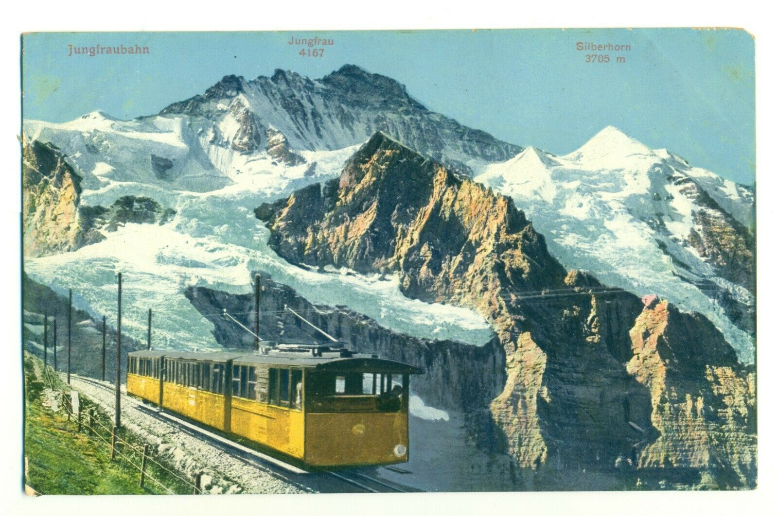 Postcard Jungfraubahn Switzerland Unposted Vpc03.