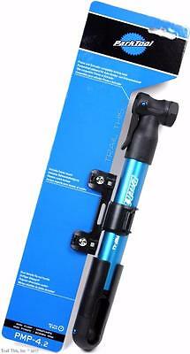 Park Tool Pmp-4.2b Blue Mini Frame Mount Bicycle Pump Presta/schrader 90psi 4.2